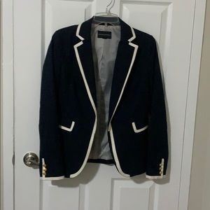 Blue suit jacket